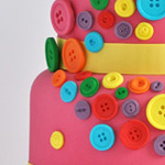 buttons cake